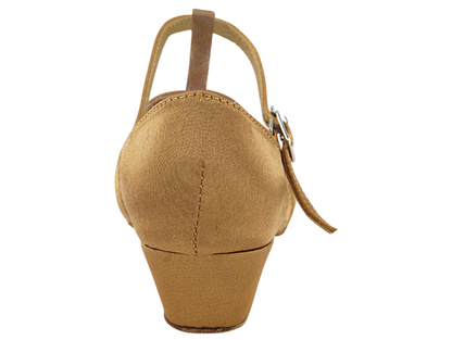 Zapatilla de salón niña-adolescente “Brown Satin”