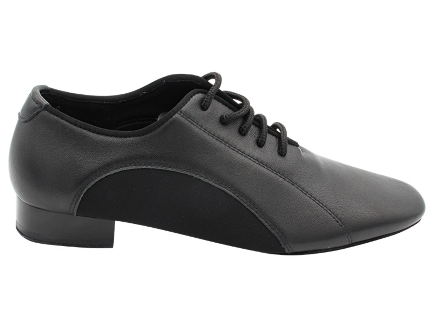 Zapato de salón hombre piel napa negra (suela partida)