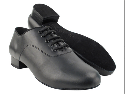 Zapato de salón hombre cuero negro