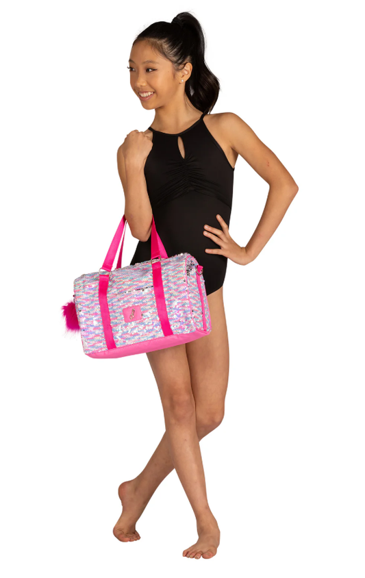 Bolsa deportiva con lentejuelas "Glamour Glitz" DANSHUZ