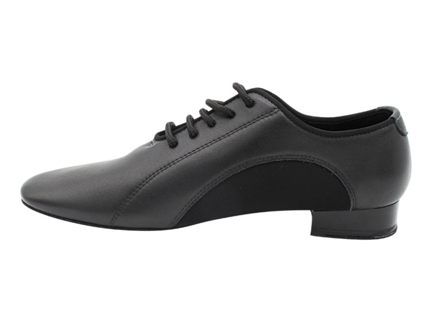 Zapato de salón hombre piel napa negra (suela partida)