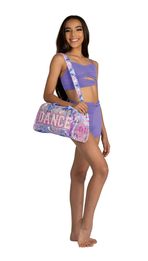 Bolso deportivo "Groovy Sparkle Tie-Dye" DANSHUZ