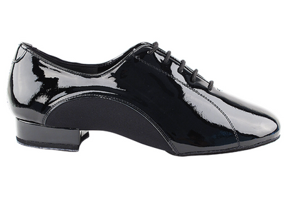 Zapato de salón hombre charol negro (suela partida)