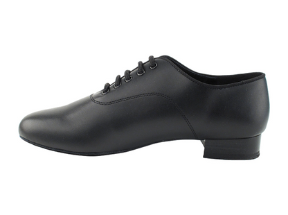 Zapato de salón hombre cuero negro