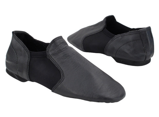 Zapatos de jazz cuero negro