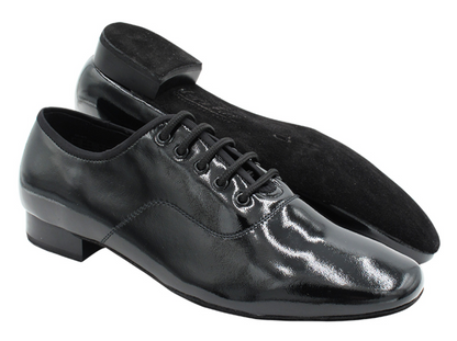 Zapato de salón hombre patente negra