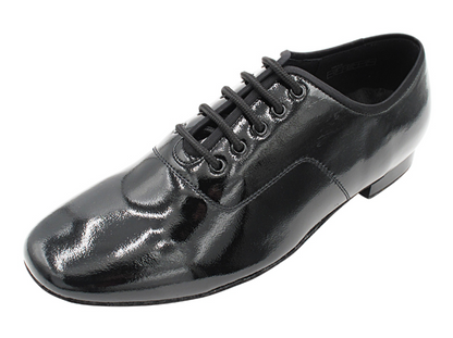 Zapato de salón hombre patente negra